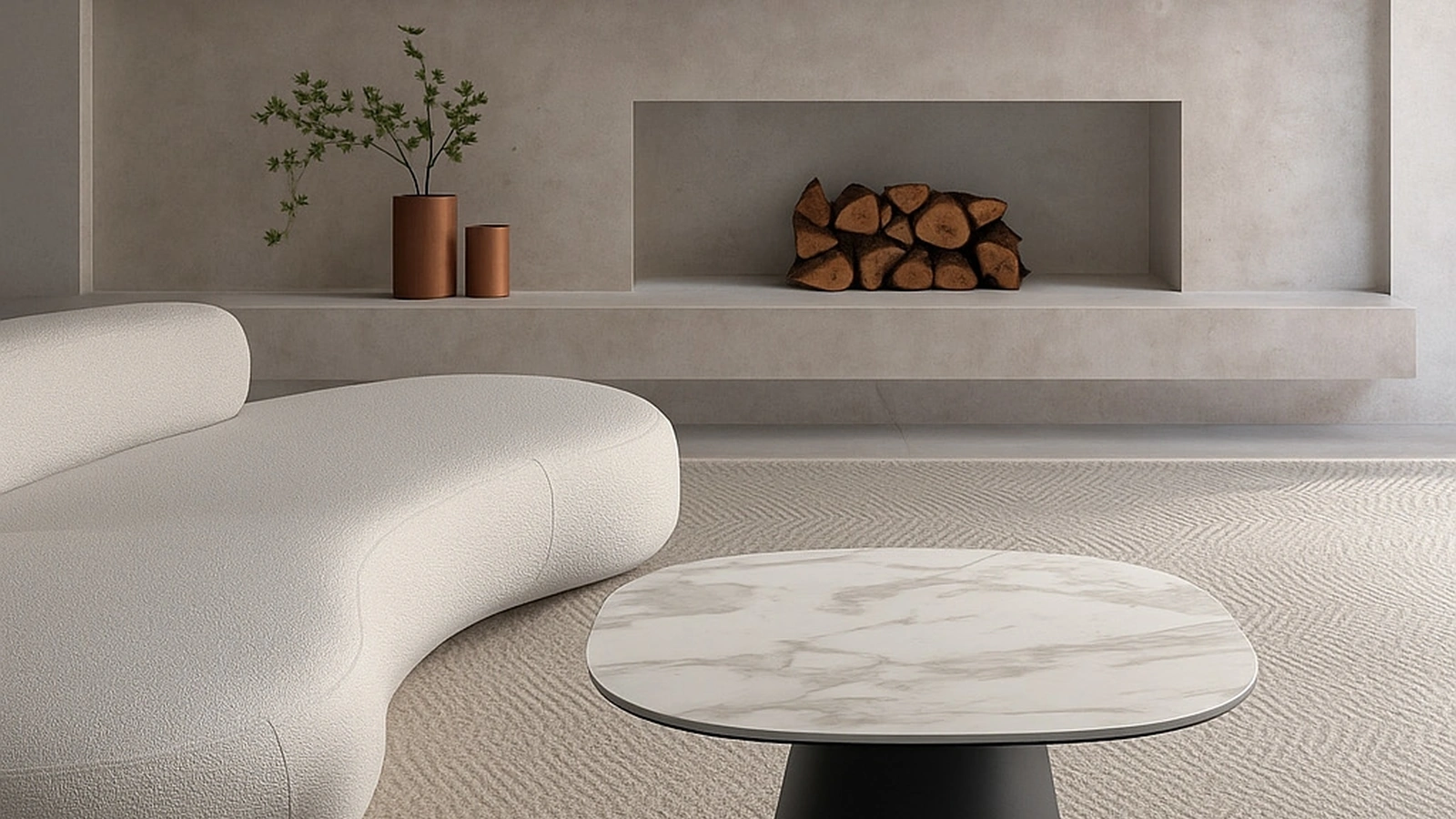 Tavolino Pillar Big di Stones