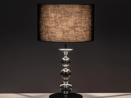 Lampada da tavolo Giuditta in plexiglass con paralume in tessuto di Stones