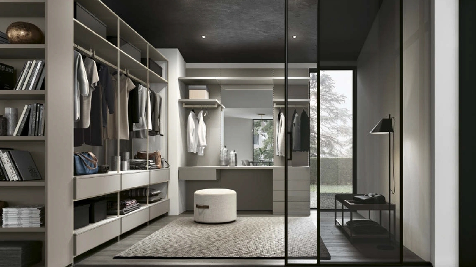 Cabina Armadio Cremagliera GH9025 di Abitare Mobilstella