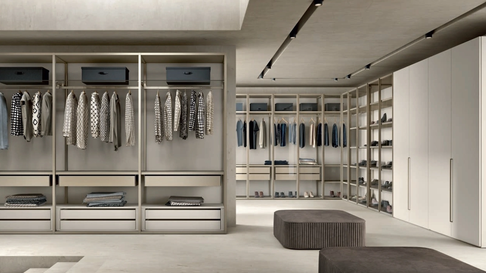 Cabina Armadio Opera GHC055-060 di Abitare Mobilstella