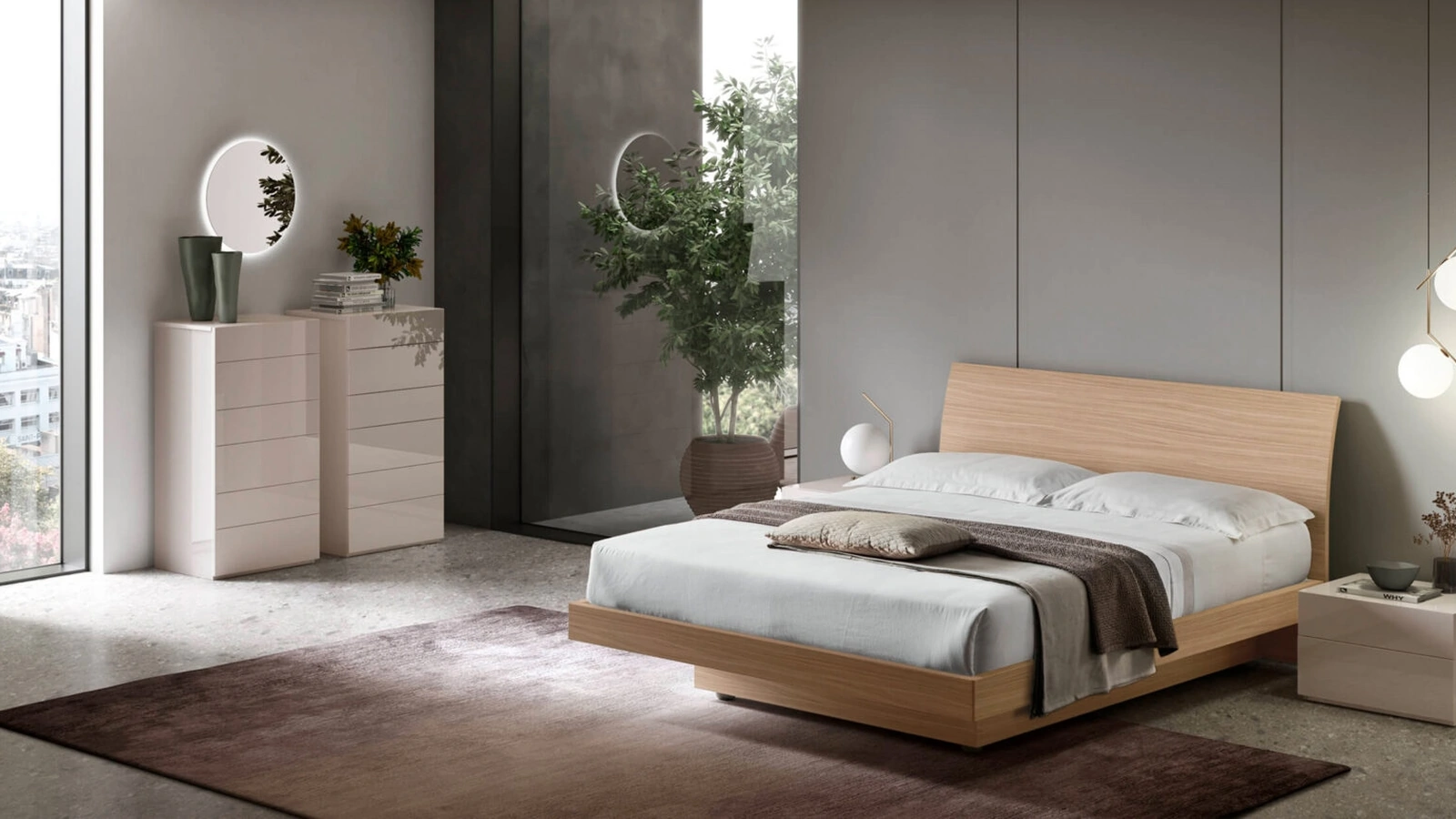 Gruppo Way in laccato lucido di Maronese