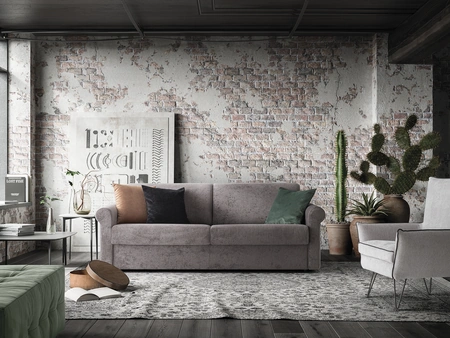 Divano letto lineare Lady di Confort Line
