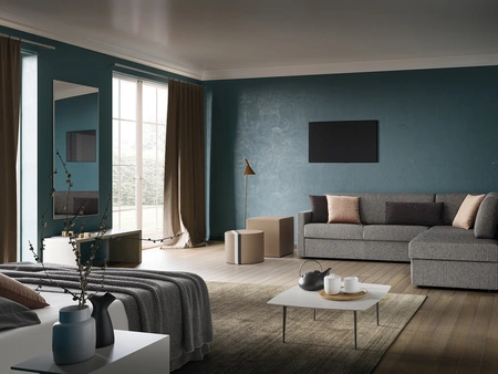 Divano letto con penisola contenitore Park di Confort Line