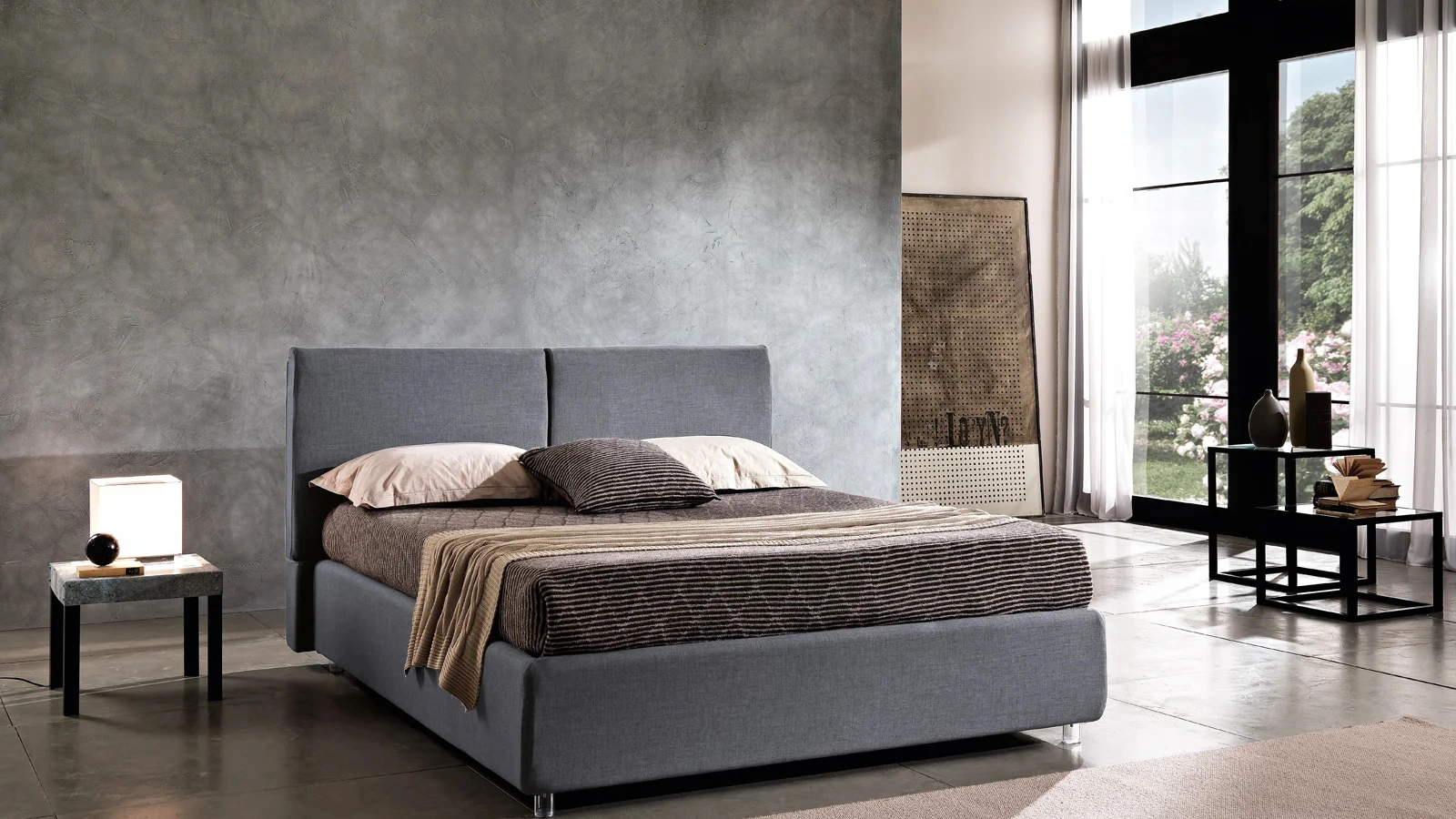 Letto imbottito Double di Artigianaletti