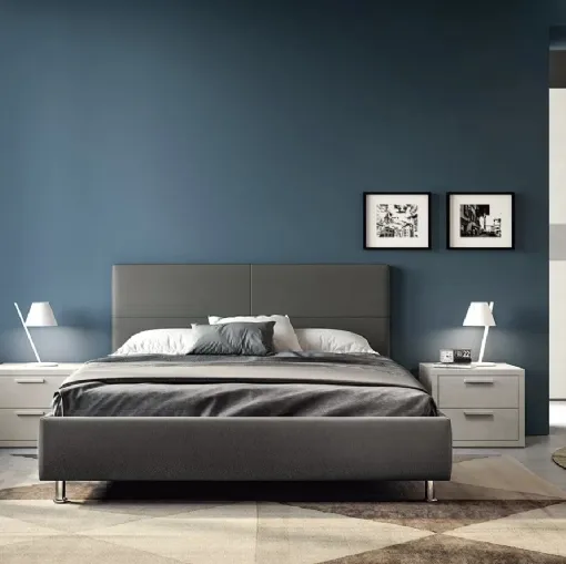 Letto in ecopelle Bora di SantaLucia