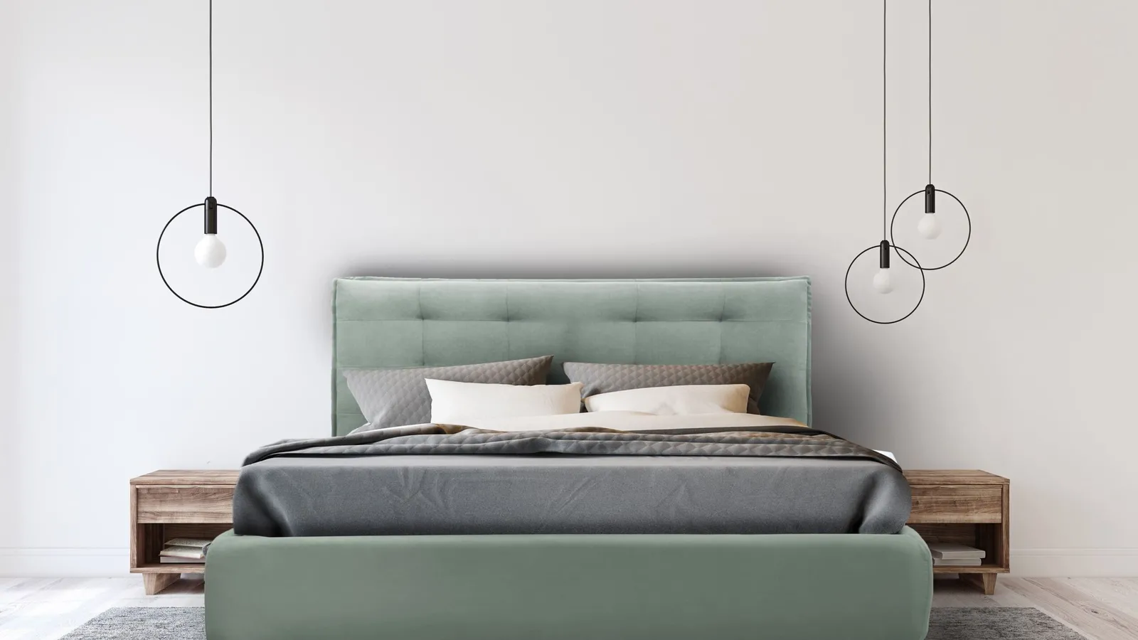 Letto imbottito Chloe di Florentiabed