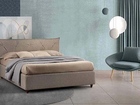 Letto in tessuto Cigno di Cosmo Letti