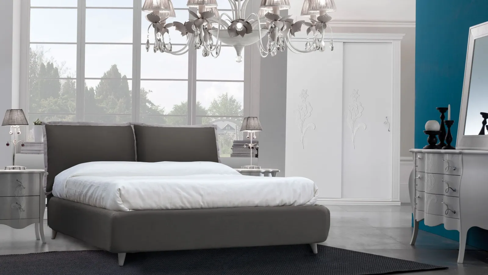 Letto in tessuto Collodi di Florentiabed