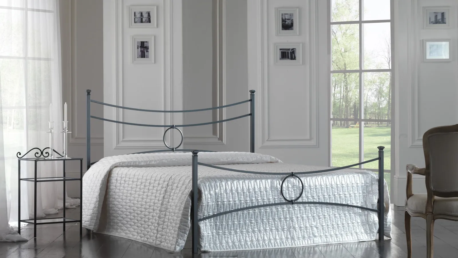 Letto Conca in ferro battuto di Florentiabed