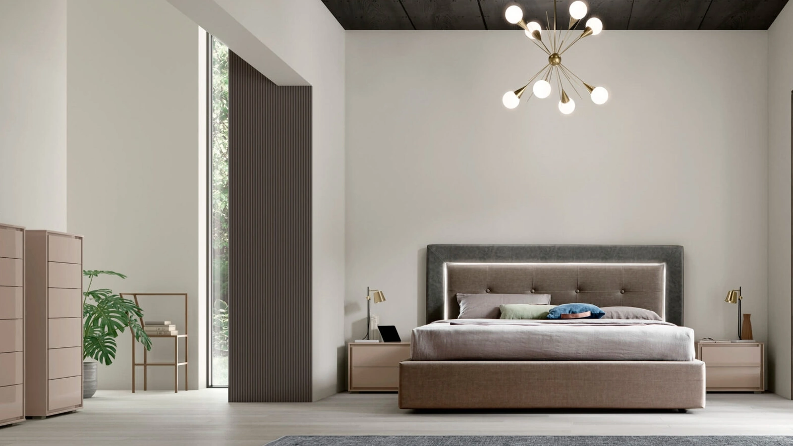 Letto con contenitore Deo di Maronese