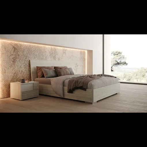 Letto con testiera Fly di Giessegi