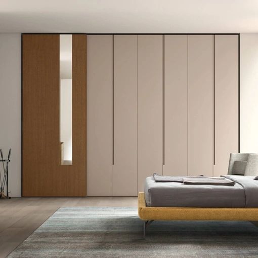 Letto in tessuto imbottito Henry di Maronese