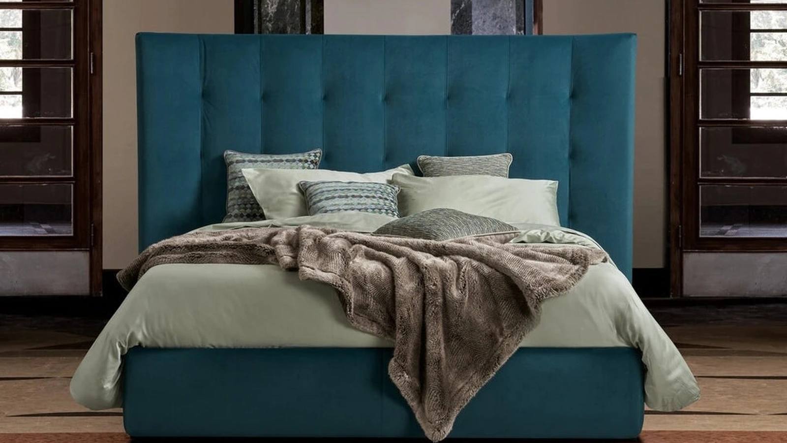 Letto trapuntato Inge di Dorelan Letti