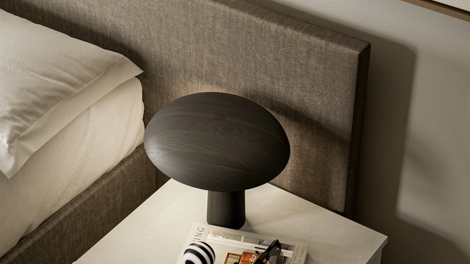 Letto con testiera a due pannelli Mari di SantaLucia