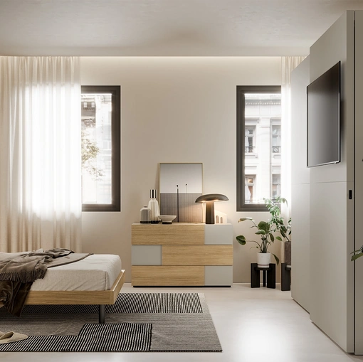 Letto moderno Fohn di SantaLucia