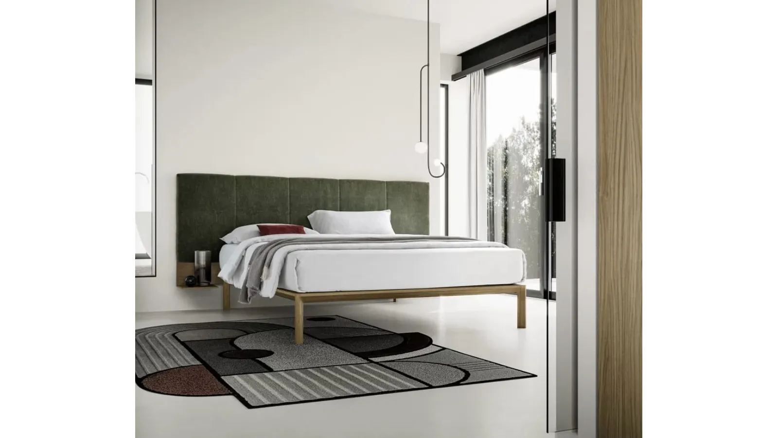 Letto moderno Zefiro di SantaLucia