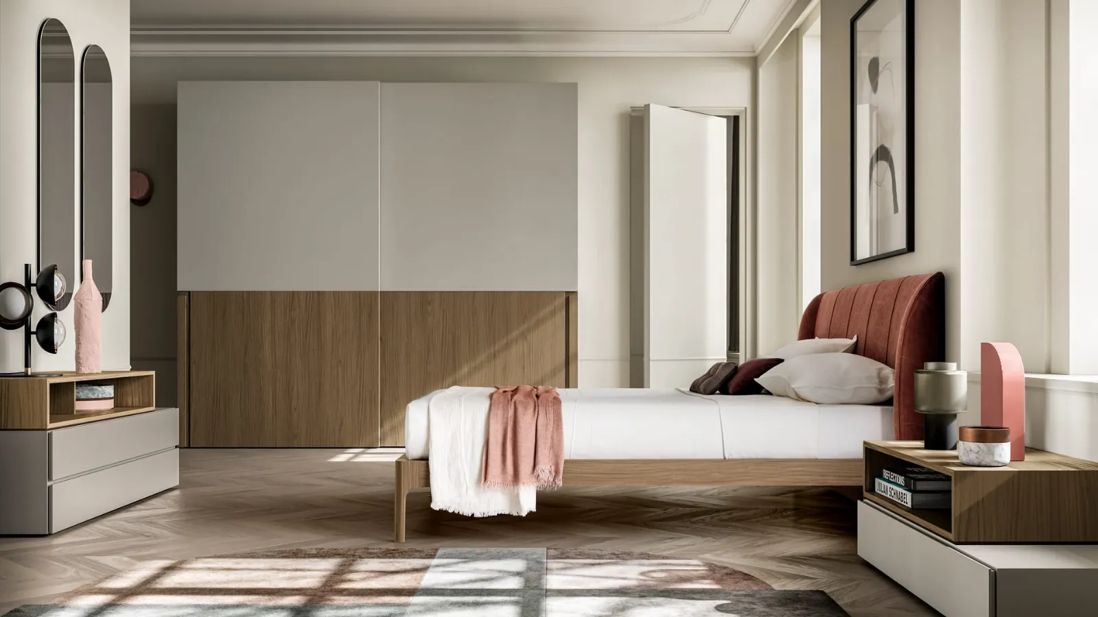 Letto in tessuto Scirocco di SantaLucia