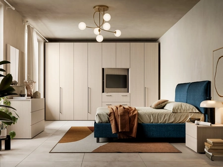 Letto con contenitore Taku di SantaLucia