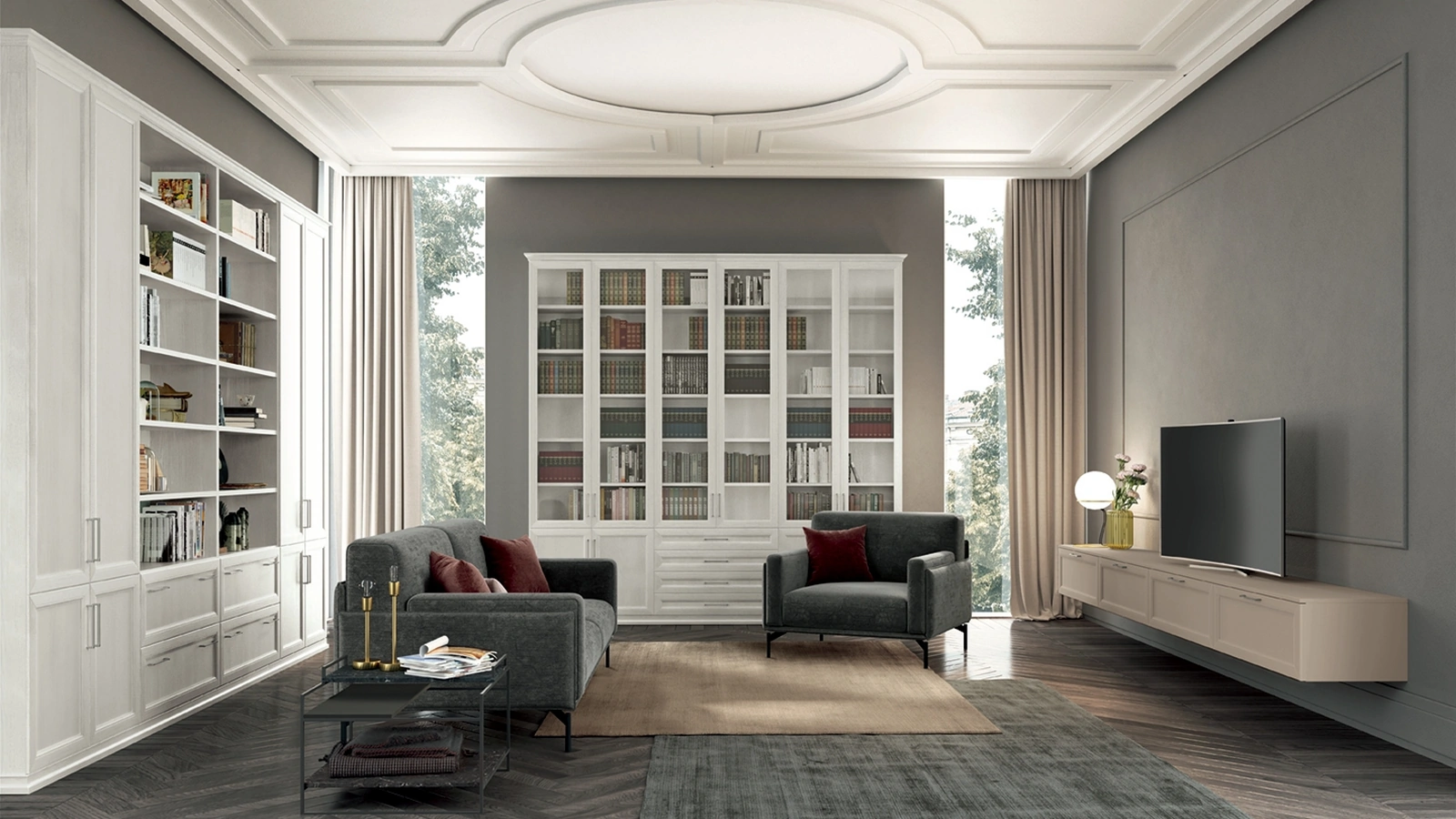 Libreria Arcadia AS006 di Colombini Casa