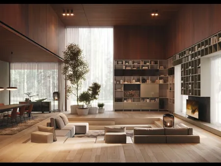 Libreria componibile LV700 di Giessegi