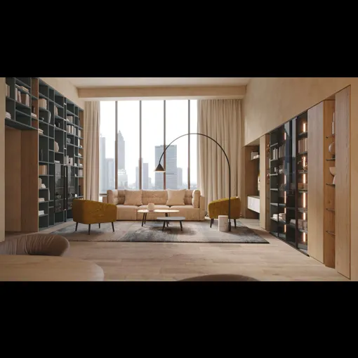 Libreria componibile LV701 di Giessegi