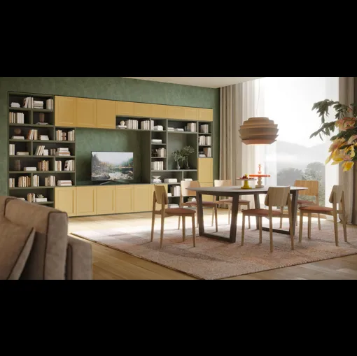 Libreria a muro LV707 di Giessegi