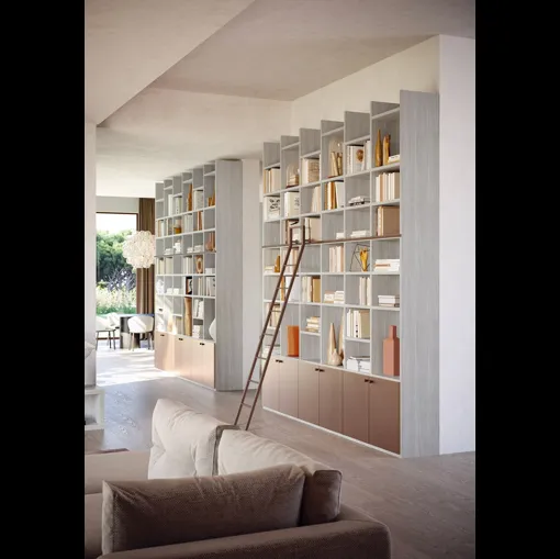 Libreria a muro LV732 di Giessegi