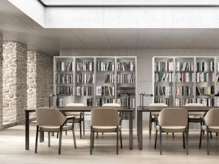 Libreria componibile Opera GH040 di Abitare Mobilstella