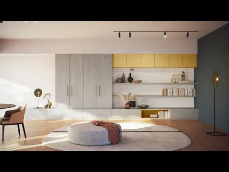 Parete Attrezzata Living LV719 di Giessegi