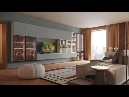 Parete Attrezzata Living LV721 di Giessegi