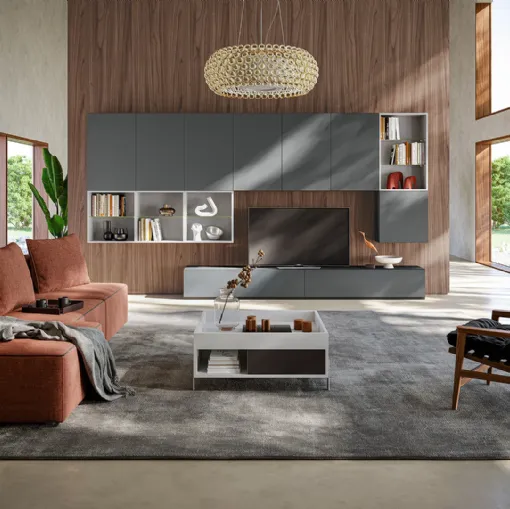 Parete Attrezzata Living LV727 di Giessegi