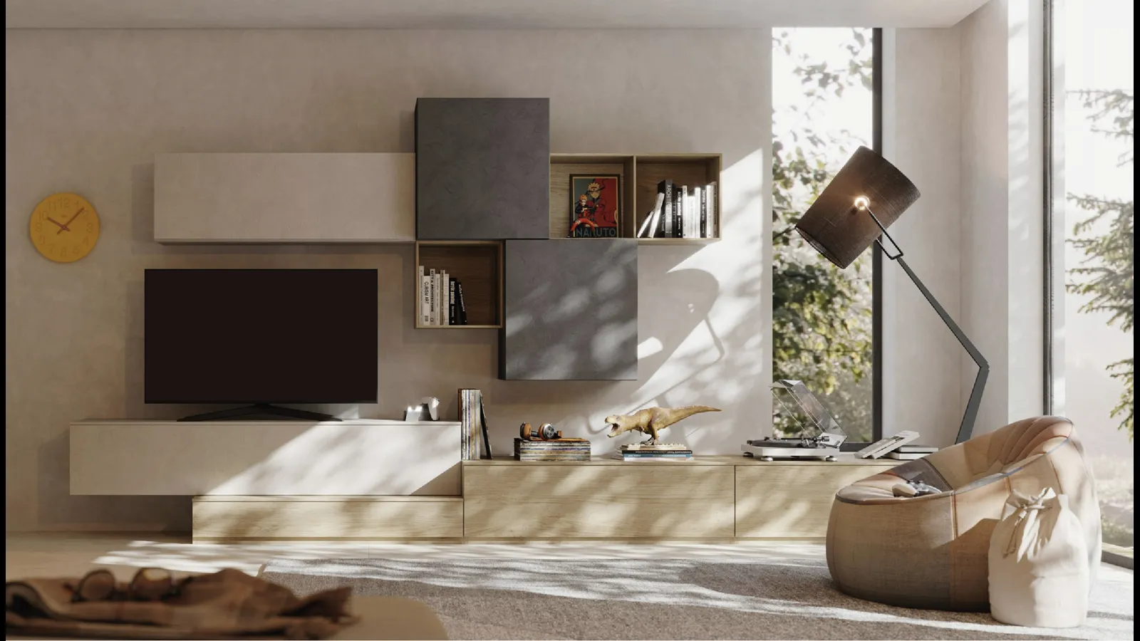 Parete Attrezzata Living LV729 di Giessegi