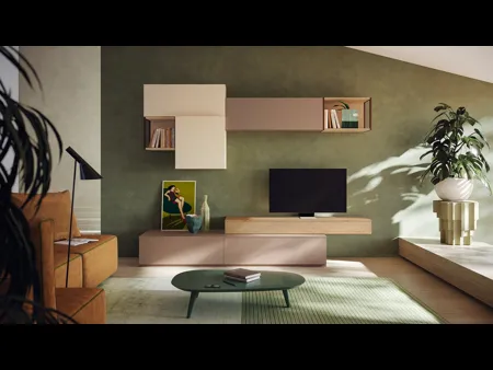 Parete Attrezzata Living LV735 di Giessegi