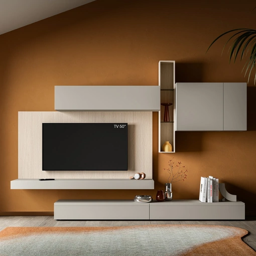 Parete Attrezzata Pratico PTG412 di SantaLucia