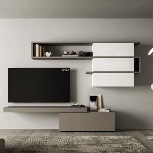 Parete Attrezzata Pratico PTG415 di SantaLucia