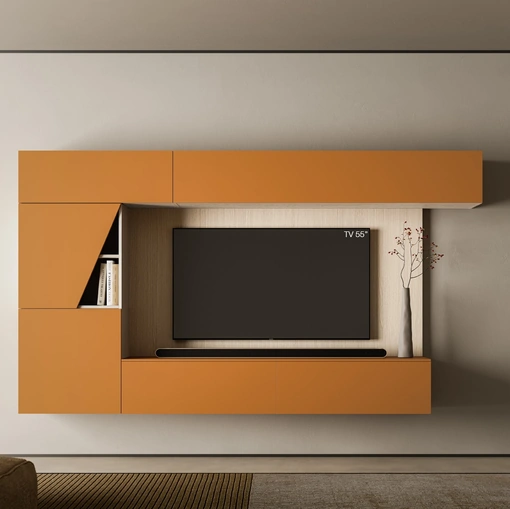 Parete Attrezzata Pratico PTG426 di SantaLucia