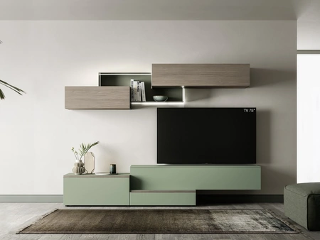 Parete Attrezzata Pratico PTG432 di SantaLucia