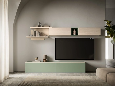 Parete Attrezzata Pratico PTG440 di SantaLucia