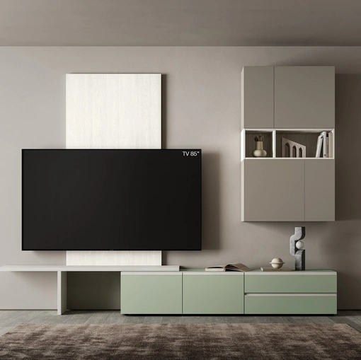 Parete Attrezzata Pratico PTG451 di SantaLucia