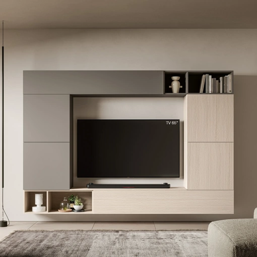 Parete Attrezzata Pratico PTG453 di SantaLucia