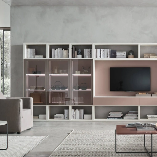 Parete Attrezzata Sistema Spalla Comp SA2202 di Maronese