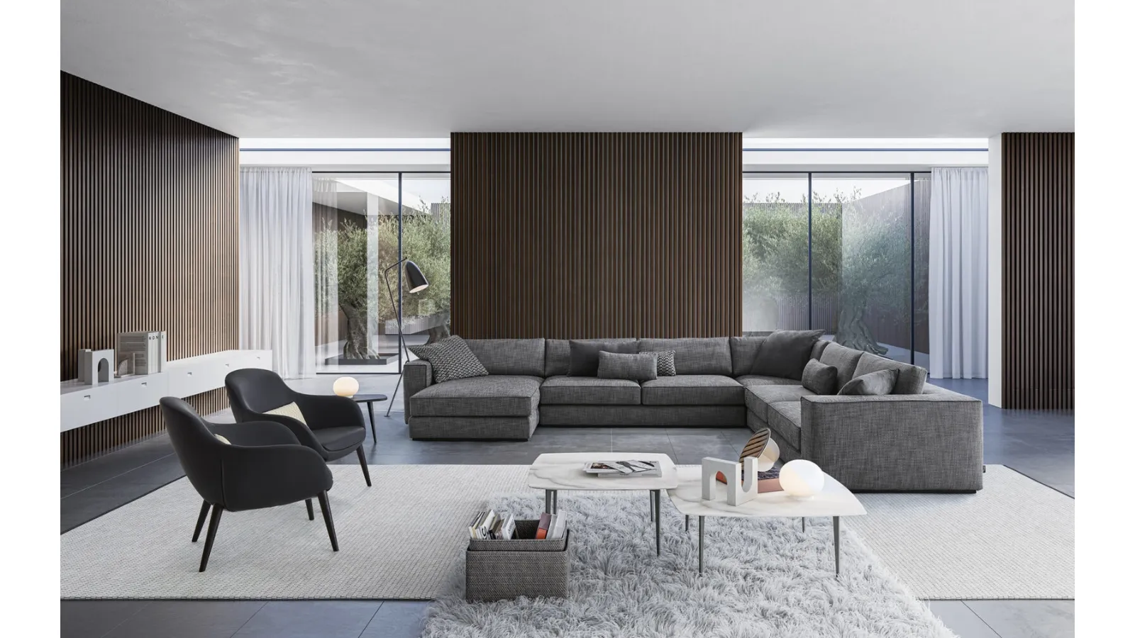 Divano con penisola Karma 2|0 di Confort Line