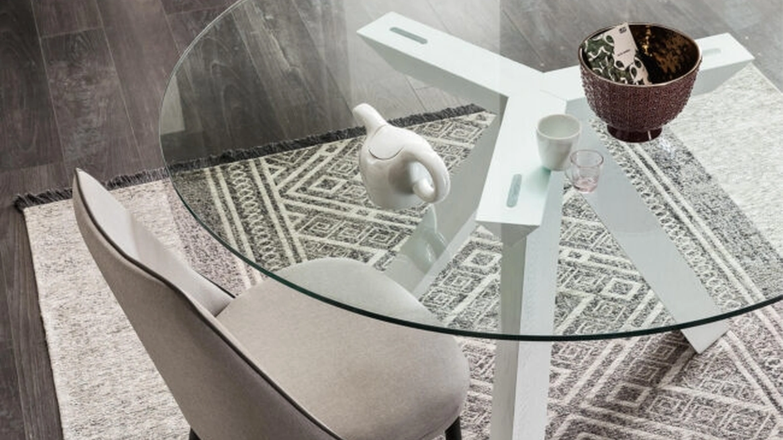 Tavolo rotondo Run di Maronese