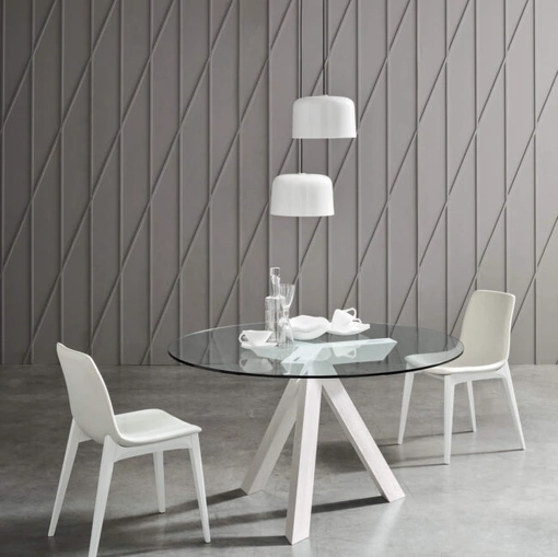 Tavolo rotondo Run di Maronese