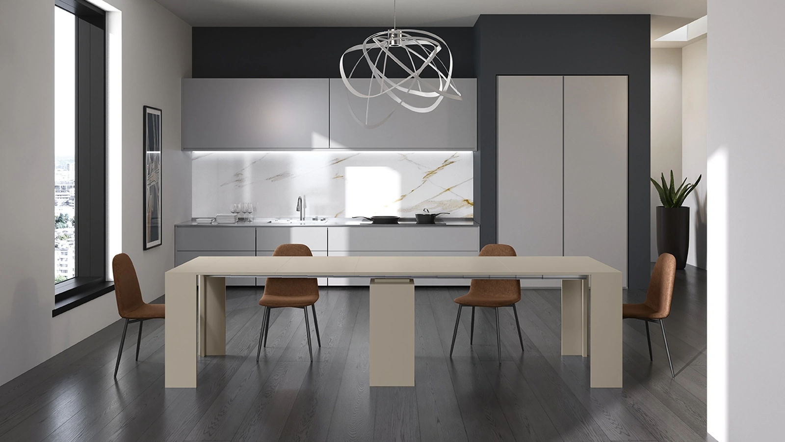 Tavolo cosolle allungabile Pinocchio di Stones