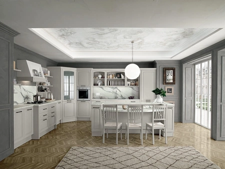 Cucina Classica con isola Mida 01 di Colombini Kitchen