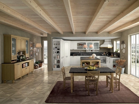 Cucina Classica ad angolo Mida 04 di Colombini Kitchen