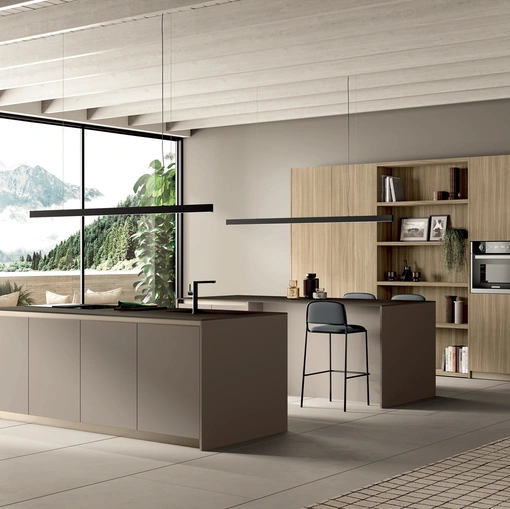 Cucina Moderna con doppia isola Angolo 37 06 di Colombini Kitchen