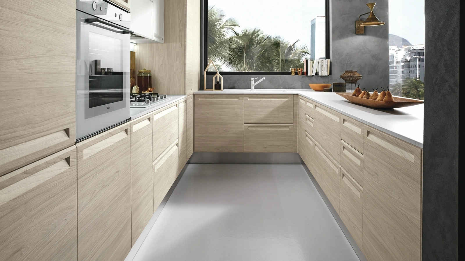 Cucina Moderna ad angolo Isla 03 di Colombini Kitchen