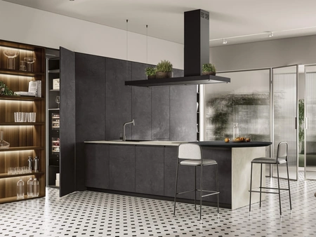 Cucina Moderna con penisola Linea 03 di Colombini Kitchen